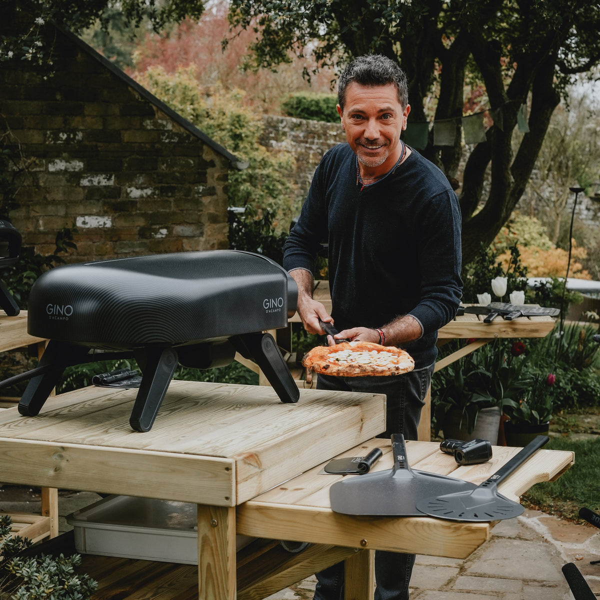 Gino Vesuvio 14" Gas Pizza Oven