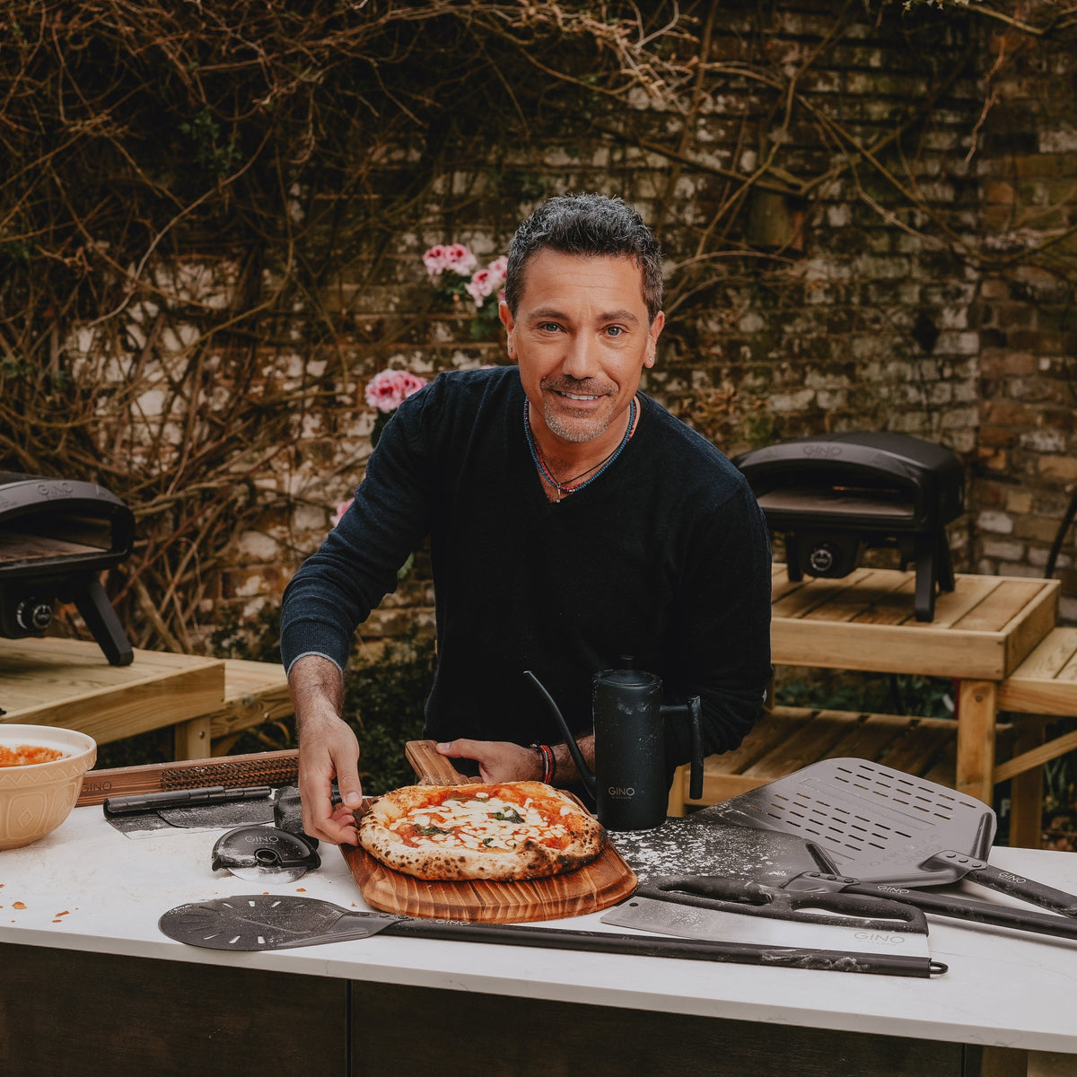 Gino Wooden Pizza Serving Board