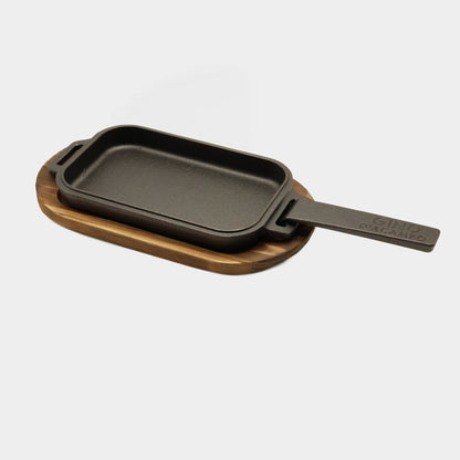 Gino Cast Iron Griddle Pan & Skillet Pan Set