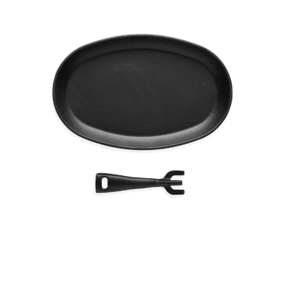 Cast Iron Pan nero pizza